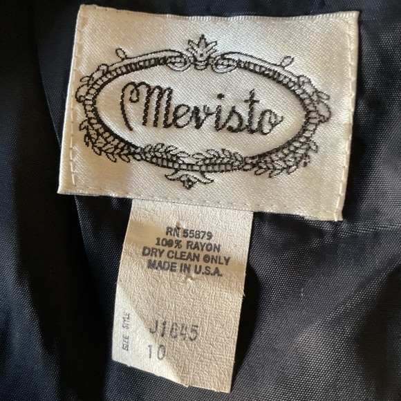 Vintage Mevisto 100% Rayon Dress - Size M - Picture 8 of 12